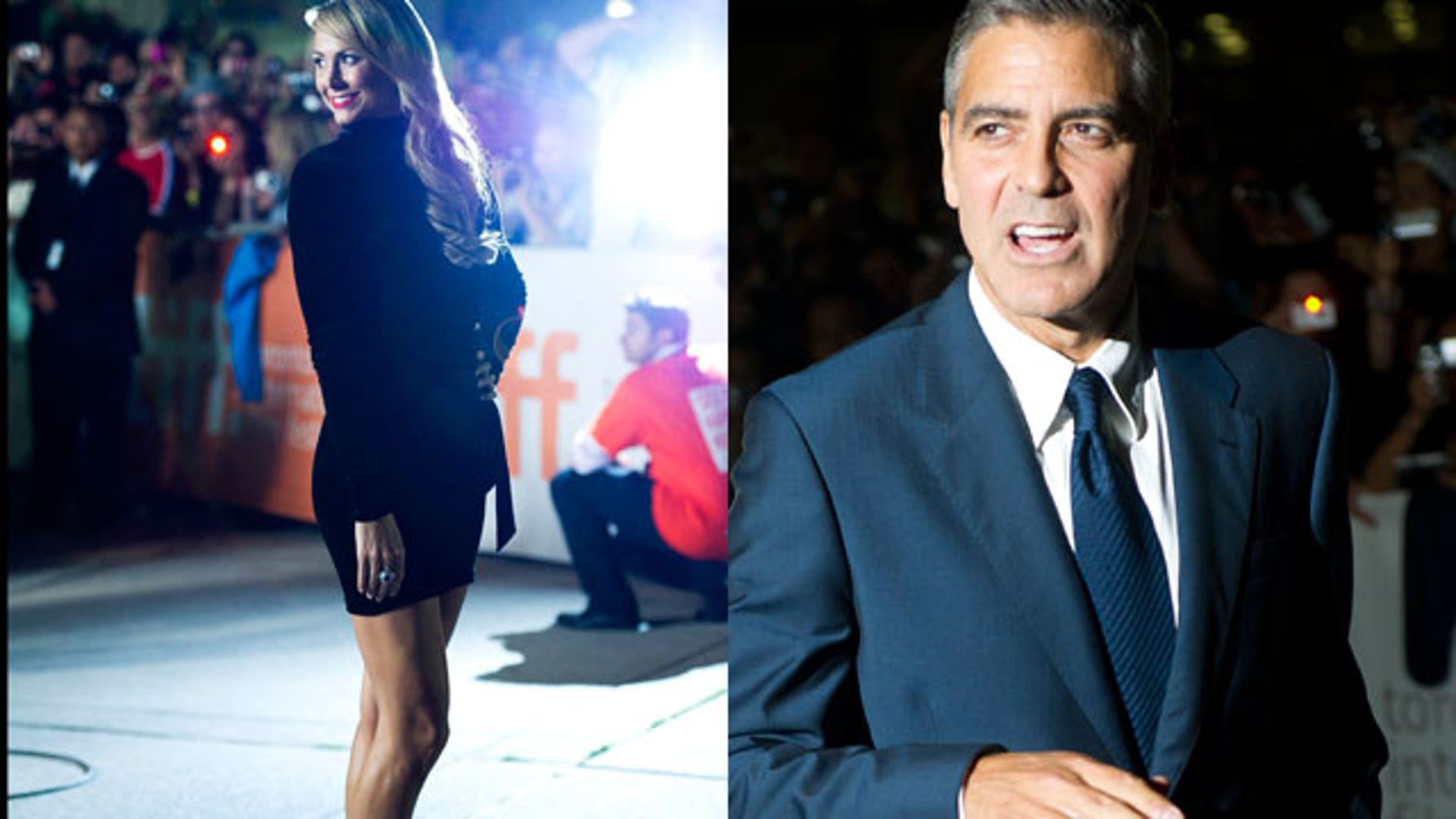 George Clooney and Stacey Kiebler