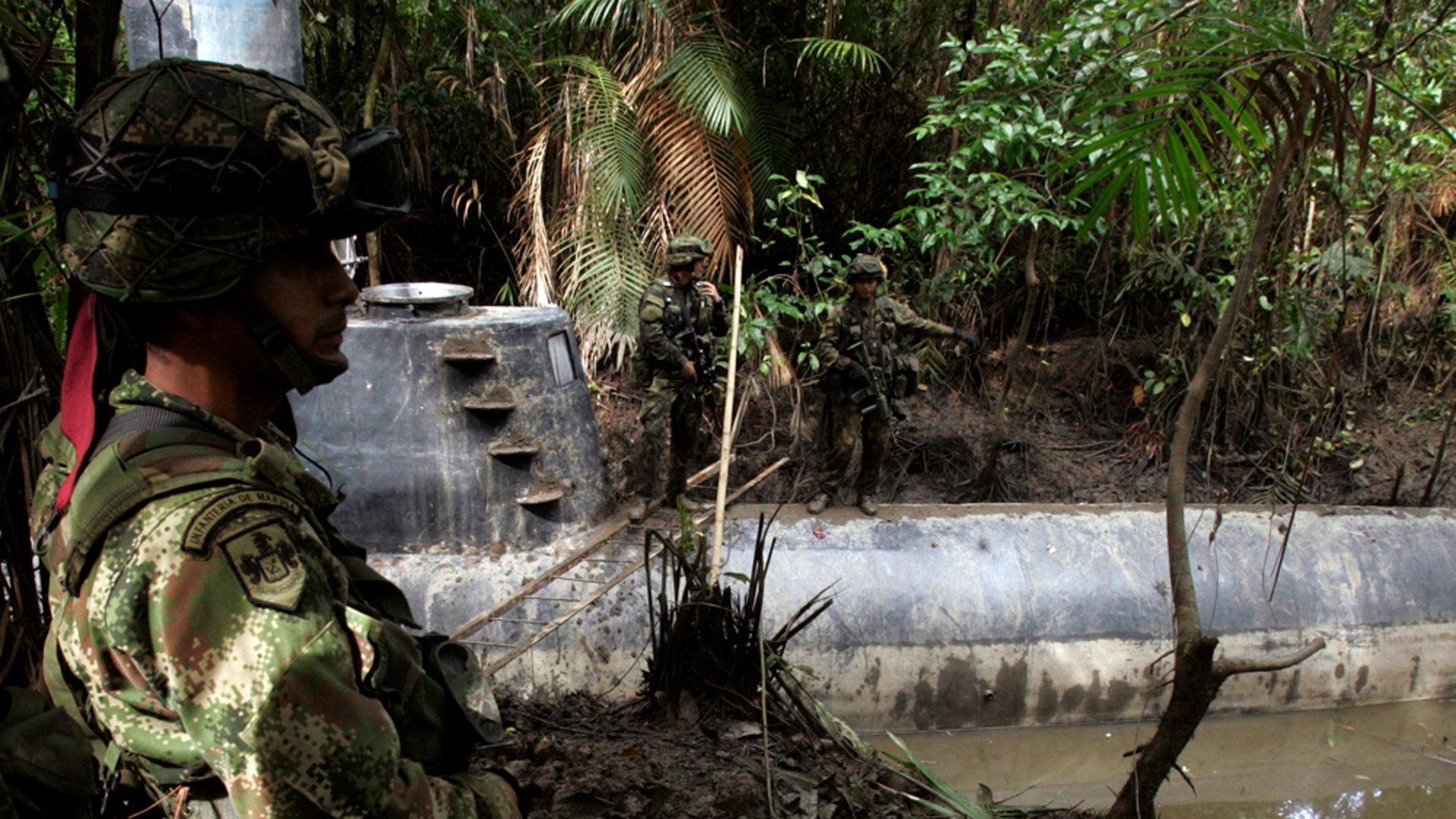 Colombia Narco Submarine