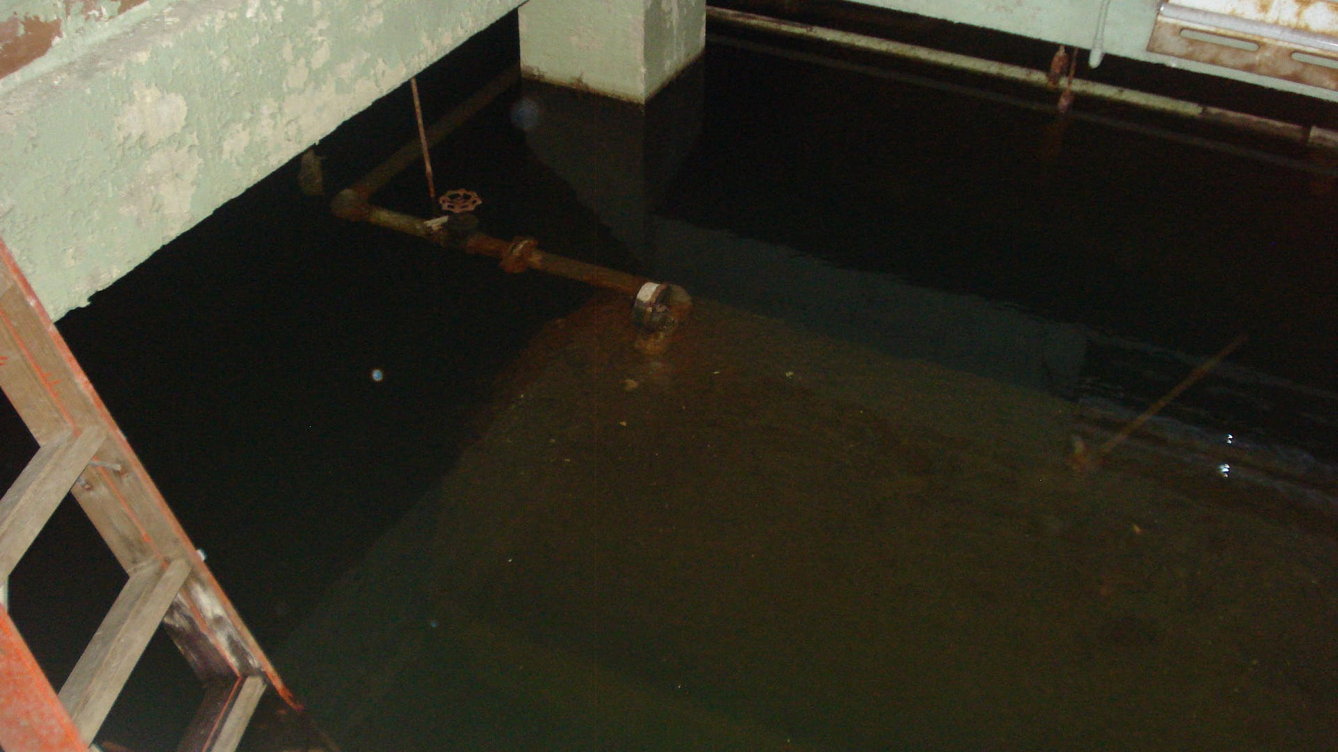 Ten Feet of Murky, Smelly, Septic Water