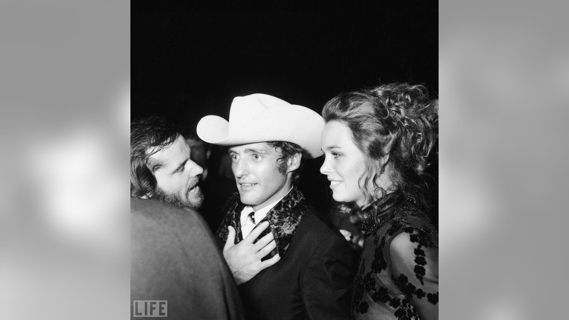 Dennis Hopper and Michelle Phillips