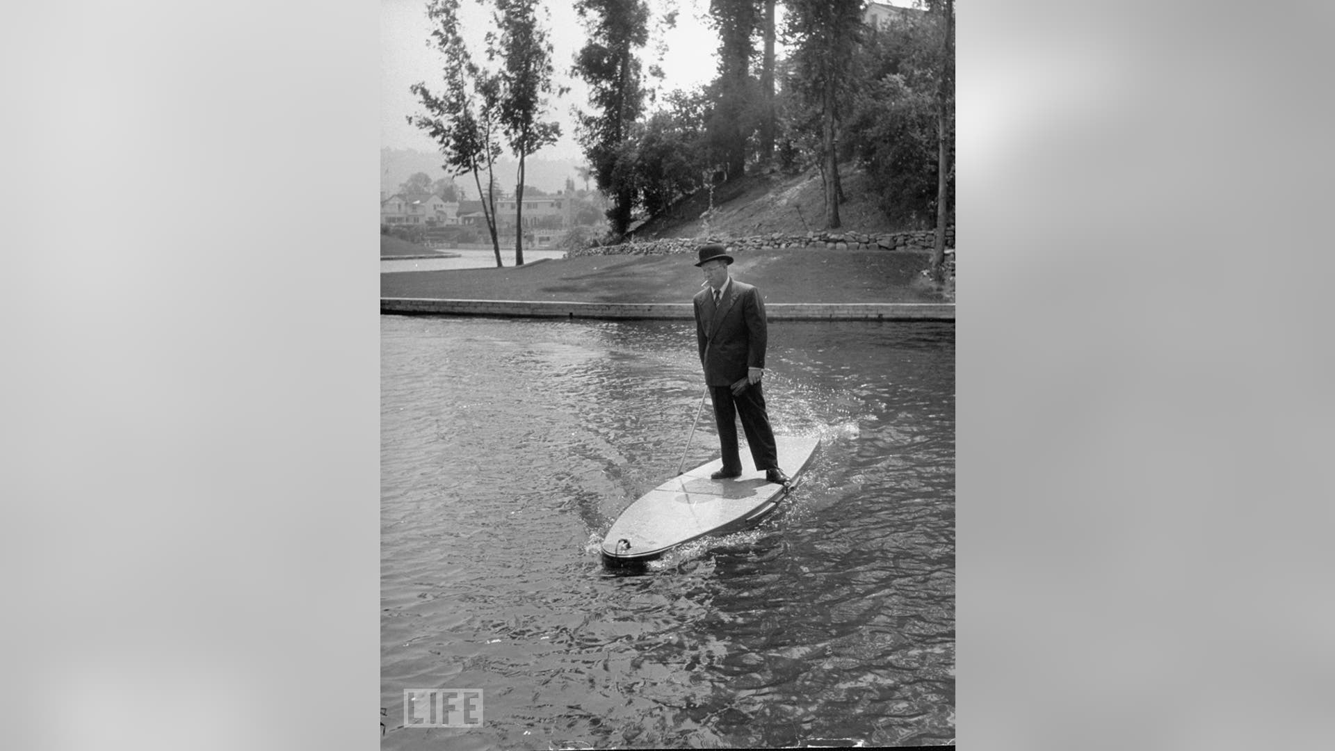 Motorized Surfboard, 1948