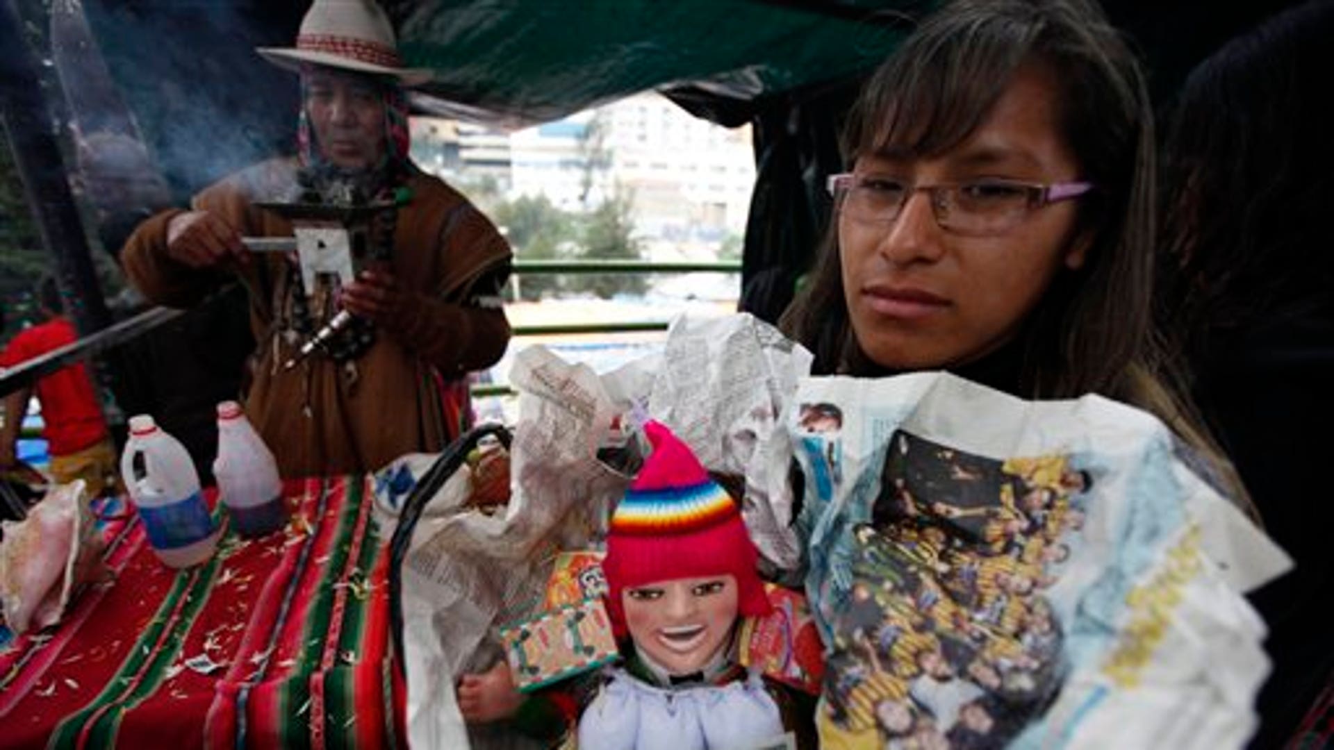 The alasitas fair in la paz bolivia