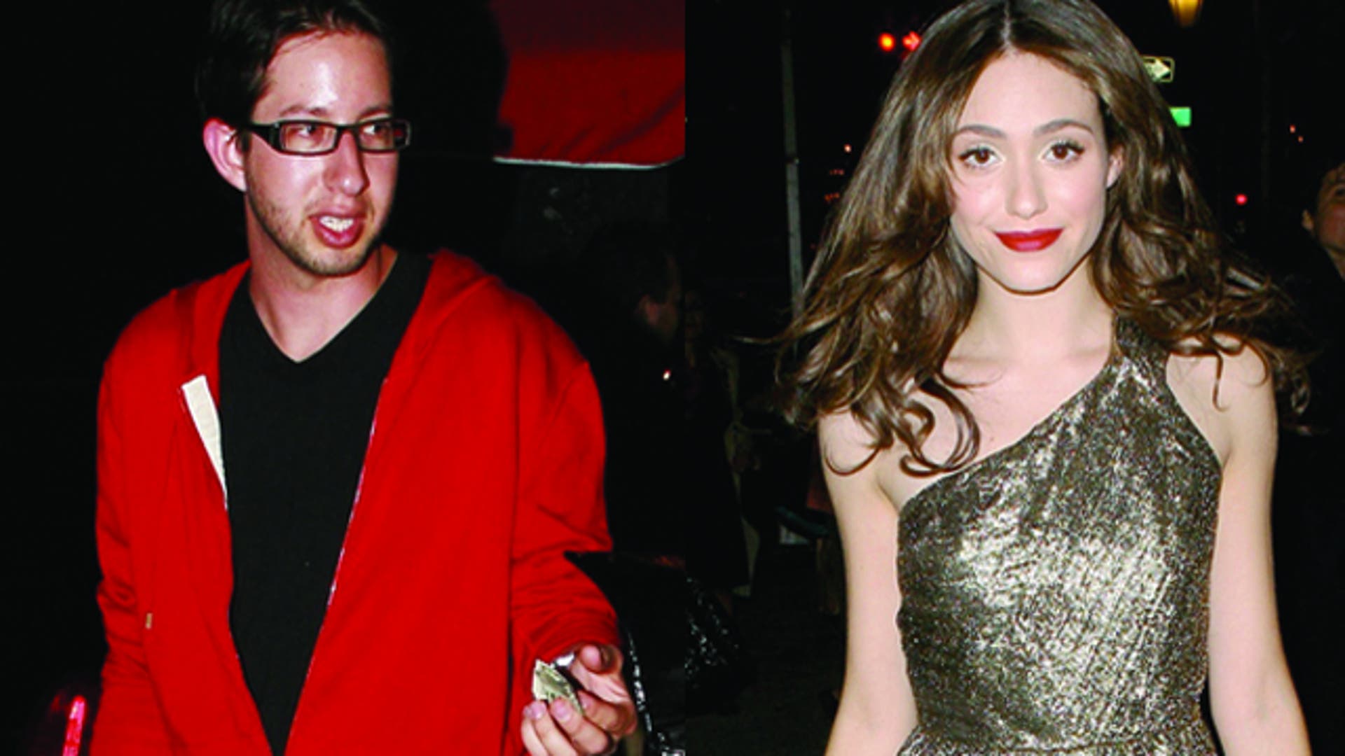 Emmy Rossum and Jason Siegel