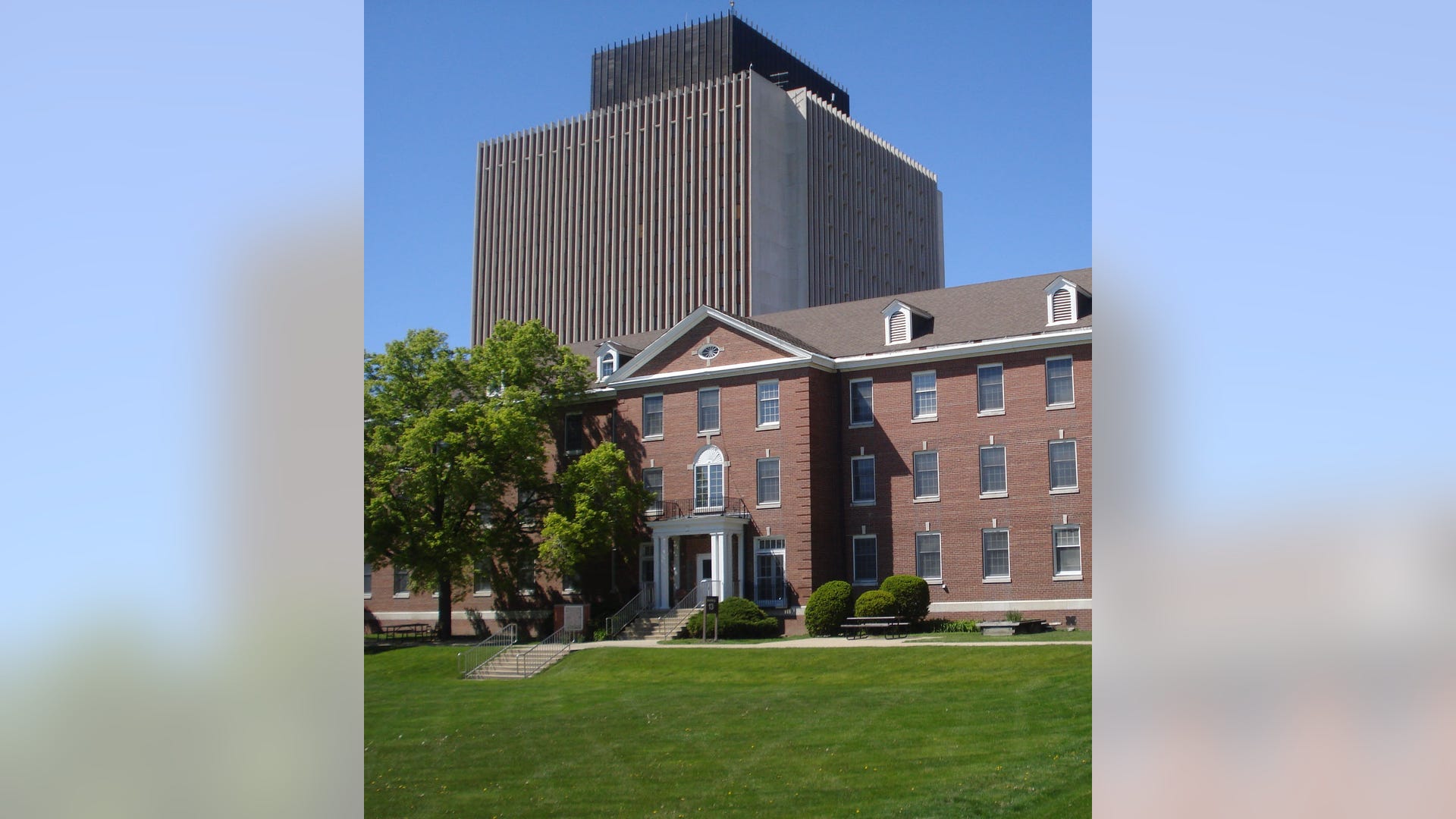Massive Brick Building Looks OK on Outside