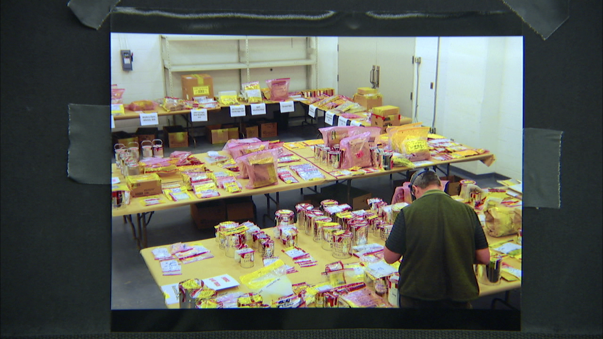2013 Boston Marathon bombing lead examiner in evidence room