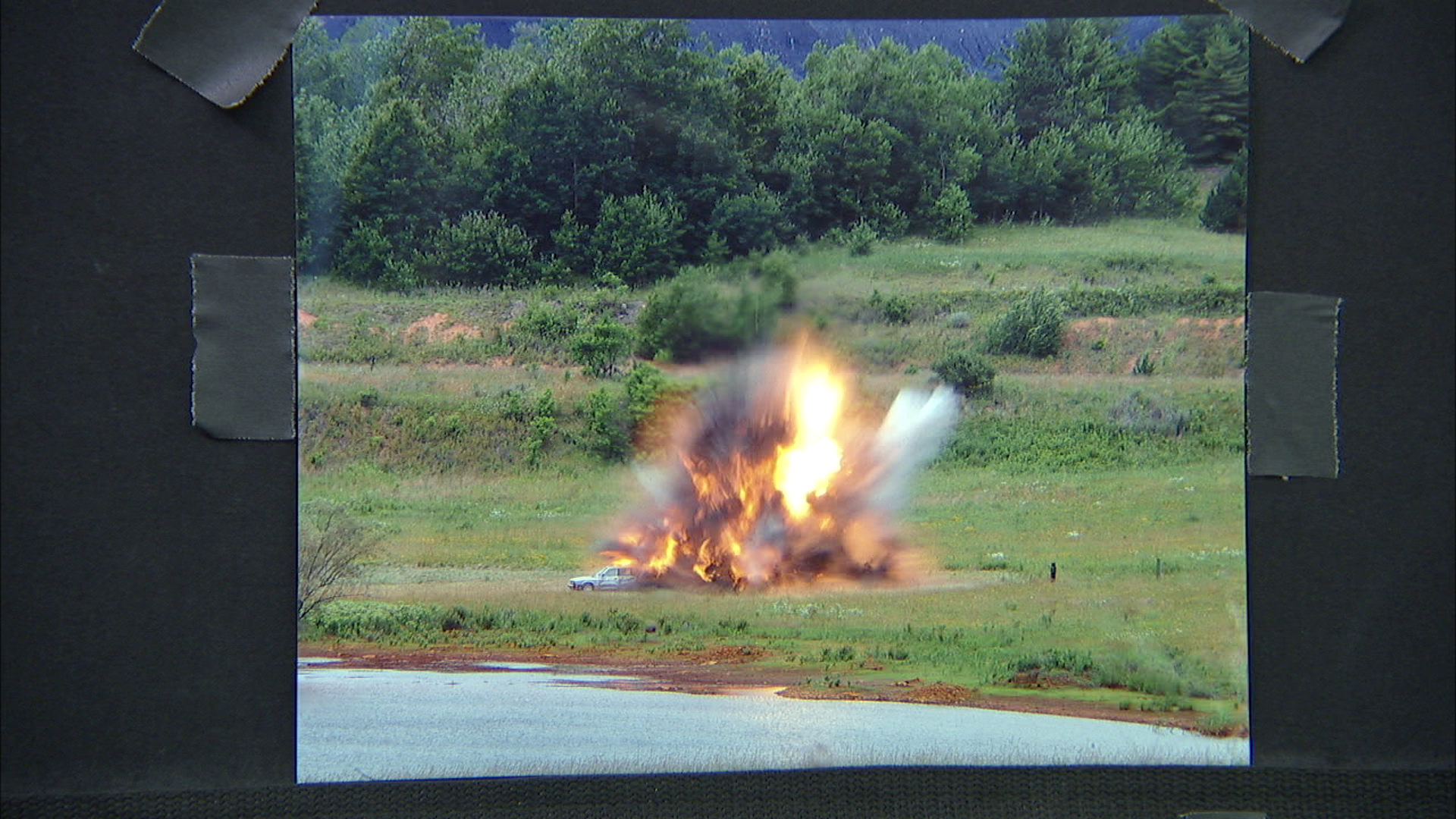 FBI lab demonstration of 2010 Times Square car bomb explosive impact