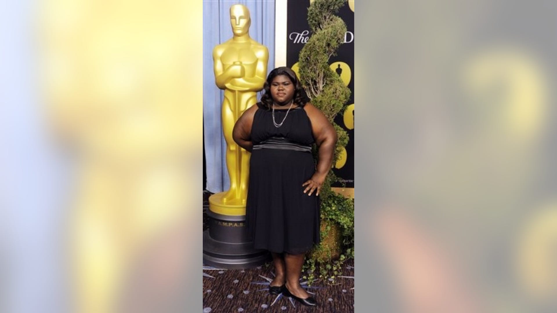 Gabby at the Oscar Luncheon