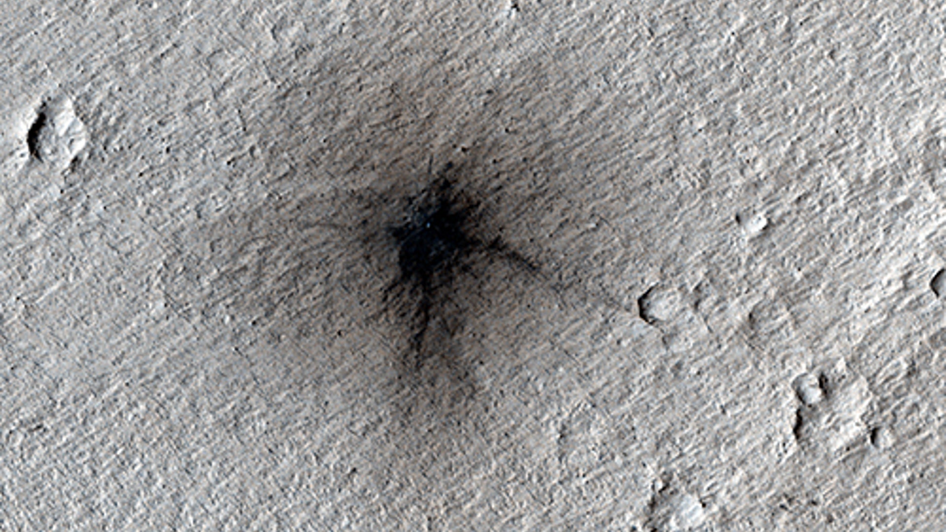 A New Crater on Mars