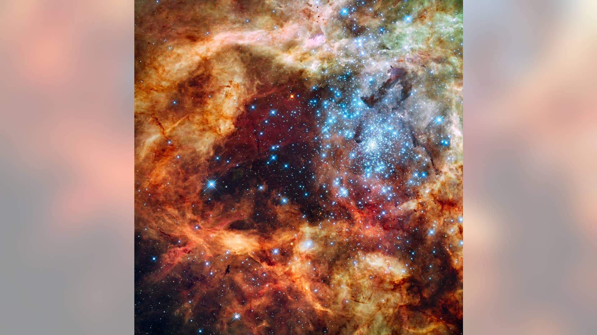 Within the Doradus Nebula