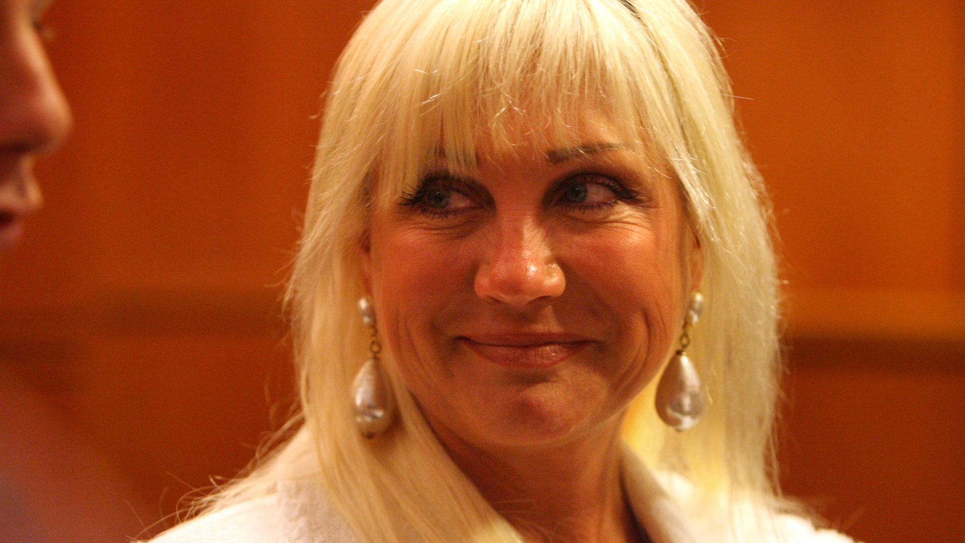 Linda Hogan at her divorce hearing.