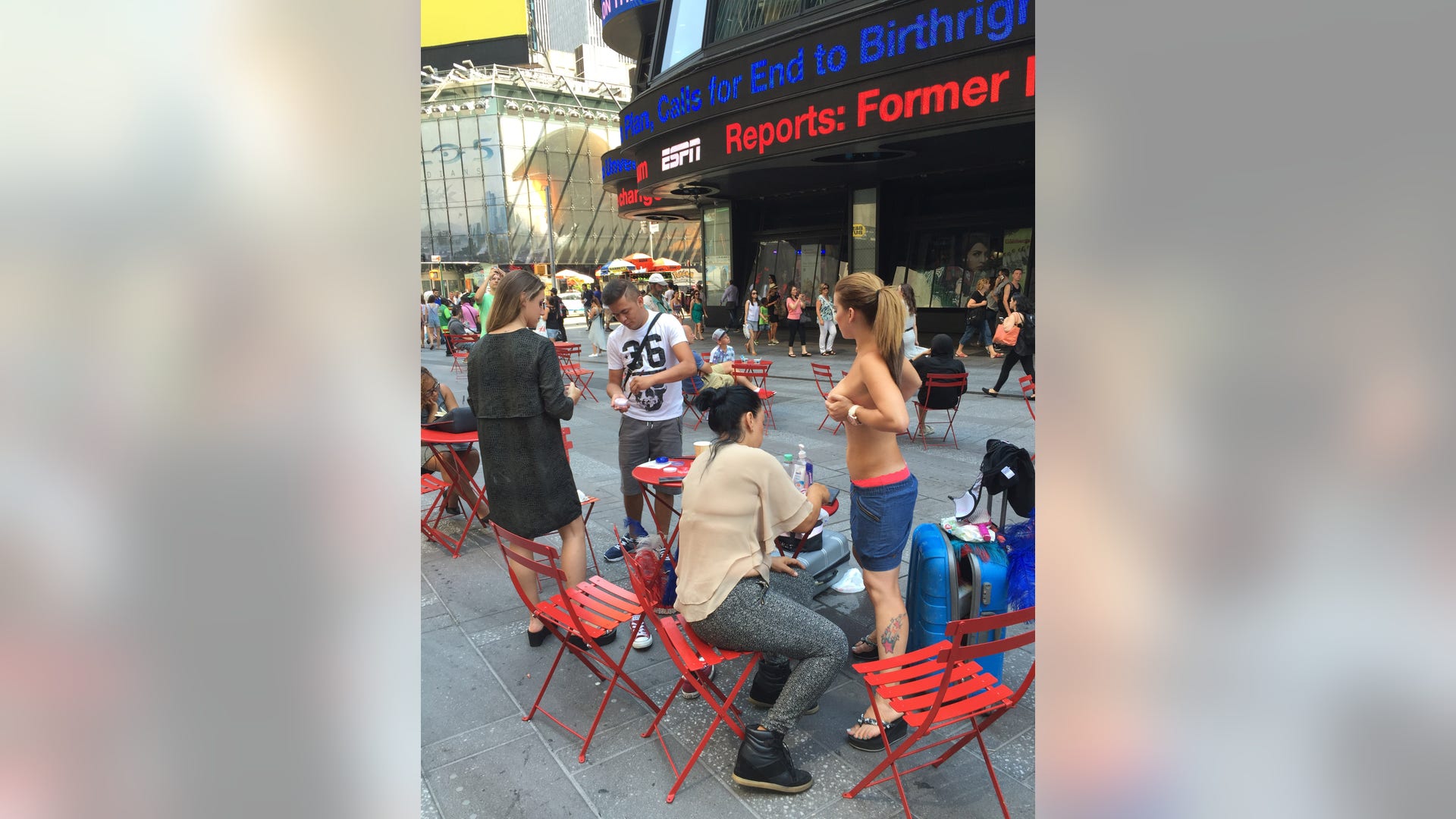 Times Square Topless Women Come Under Fire Fox News 2337