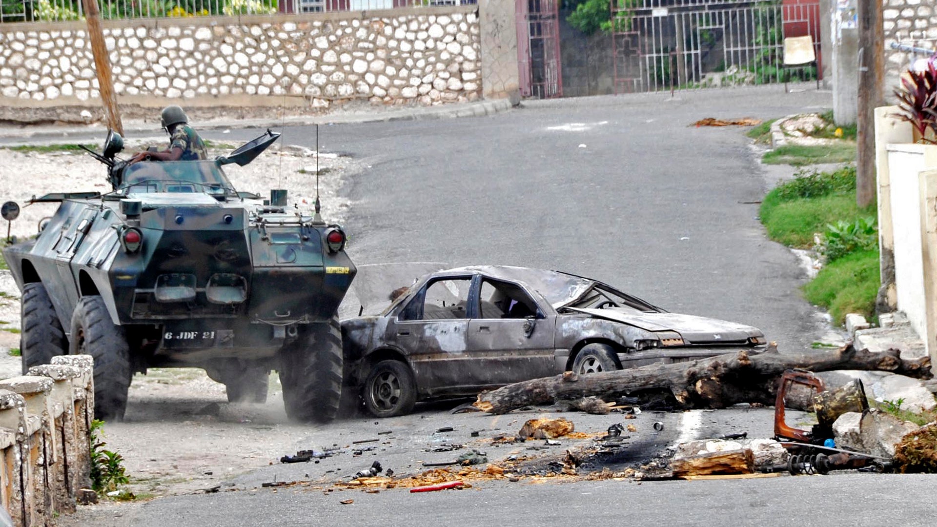 Violence Erupts in Jamaica