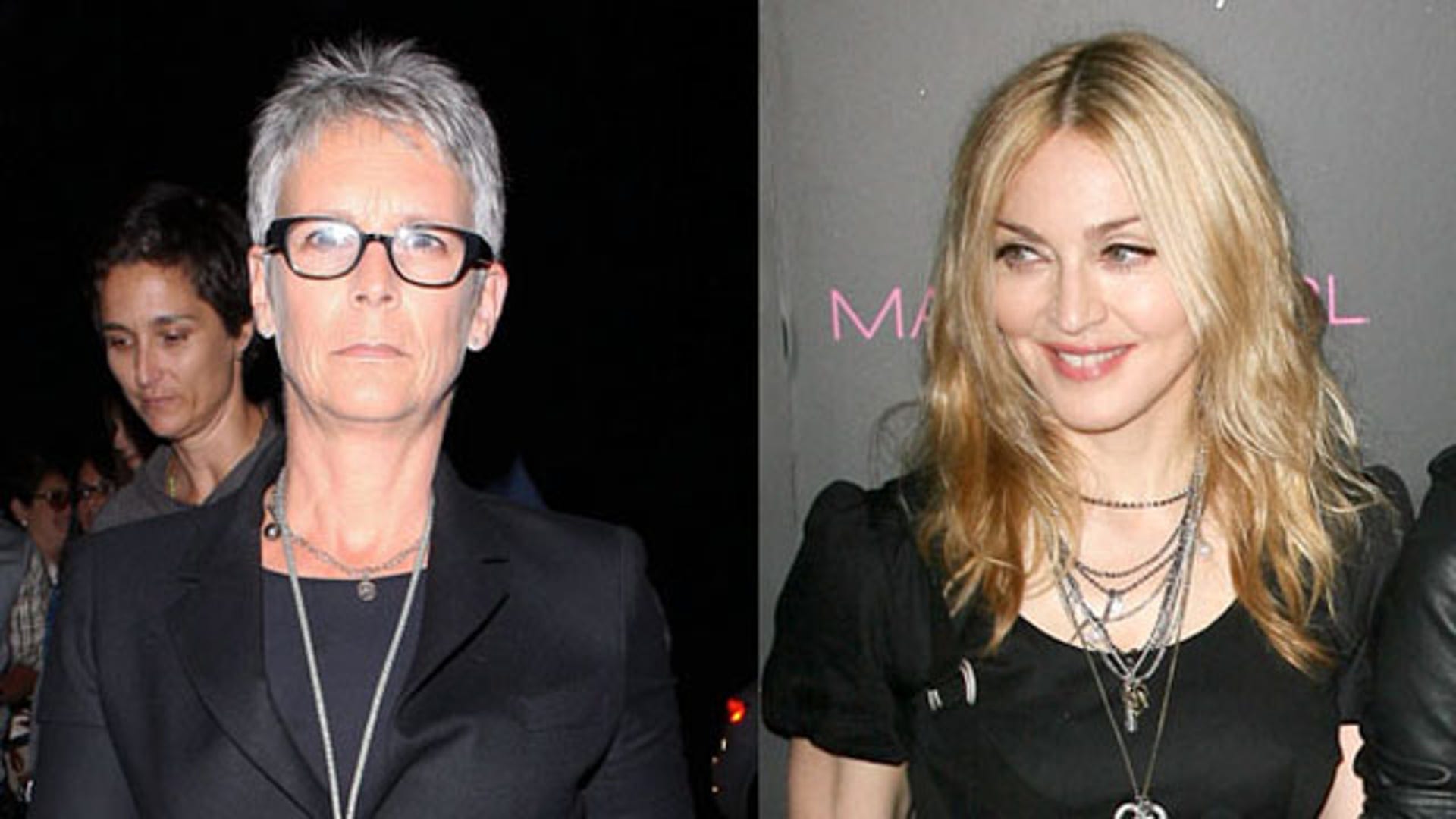 Jamie Lee Curtis and Madonna