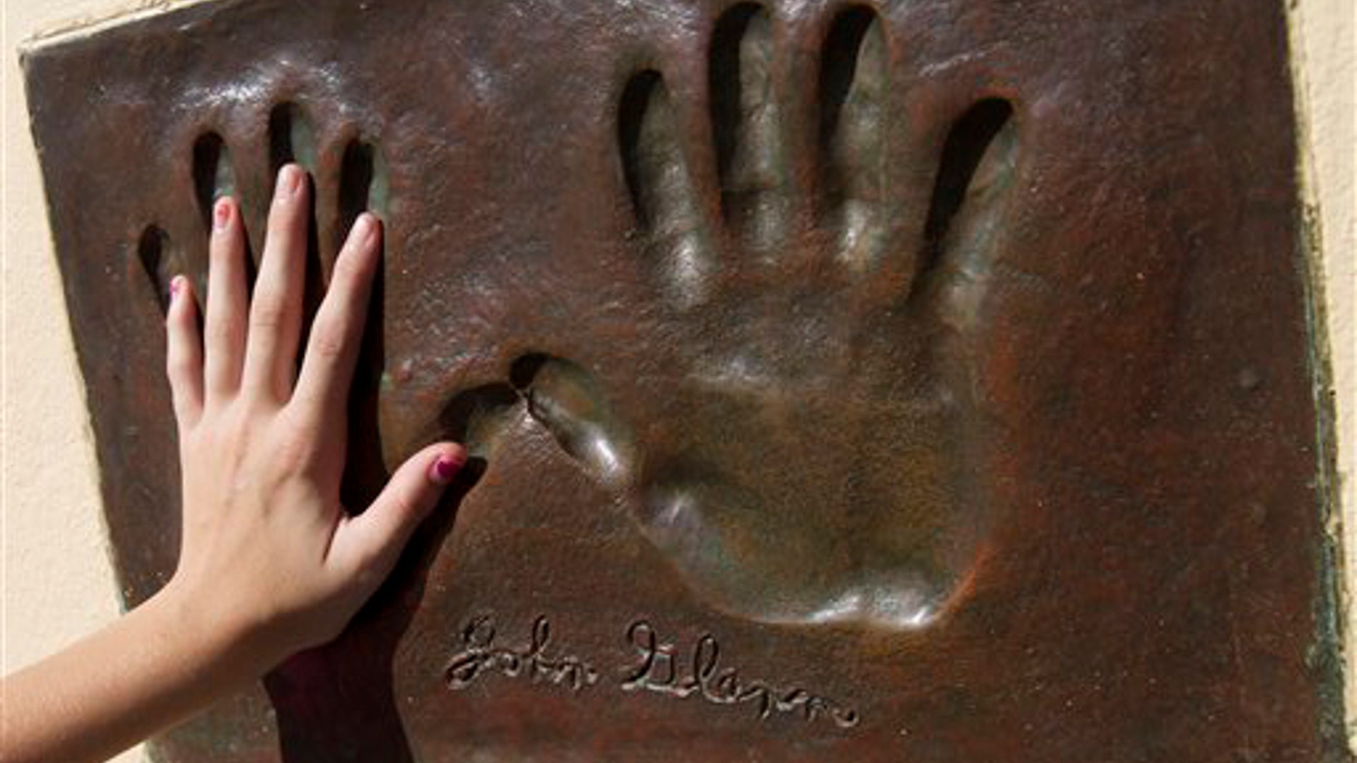 John Glenn's Hands