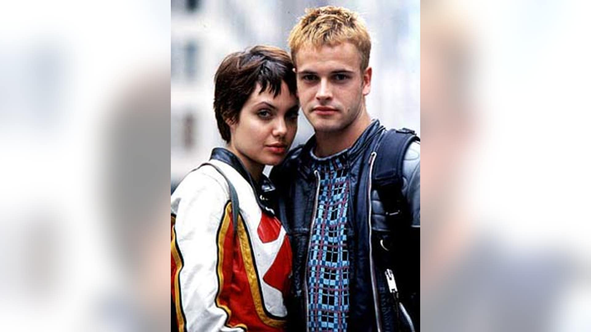 Jonny Lee Miller and Angelina Jolie