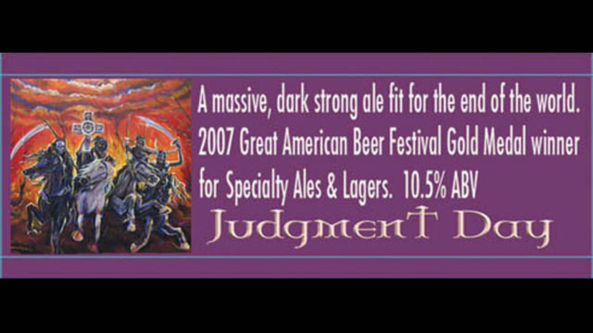 Arm yourselves for Judgment Day