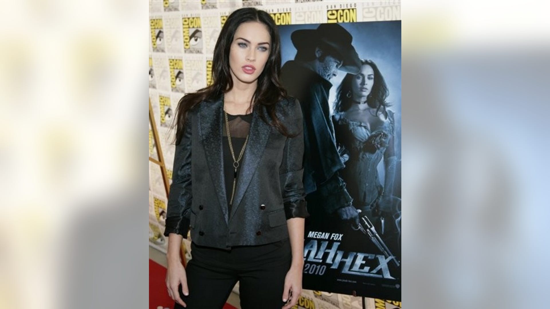 Megan Looks Edgy and Sexy at Comic-Con