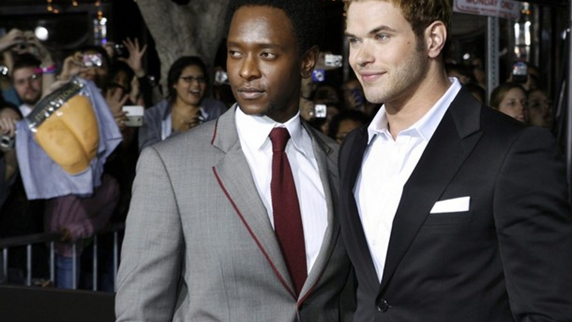 Edi Gathegi and Kellan Lutz