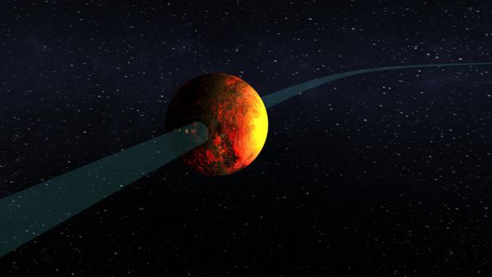 Planet Kepler-10b in Orbit