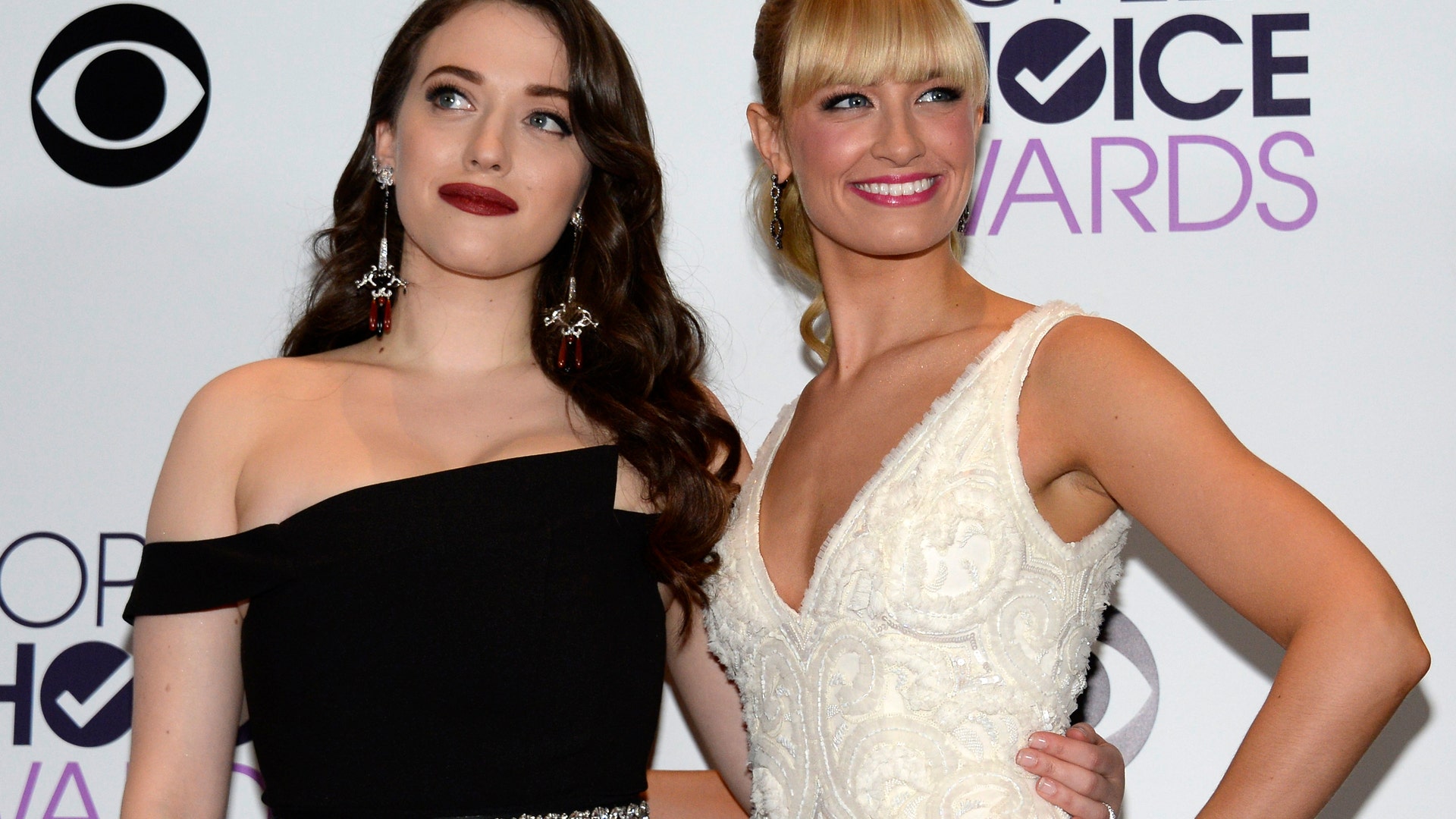 Kat Dennings and Beth Behrs