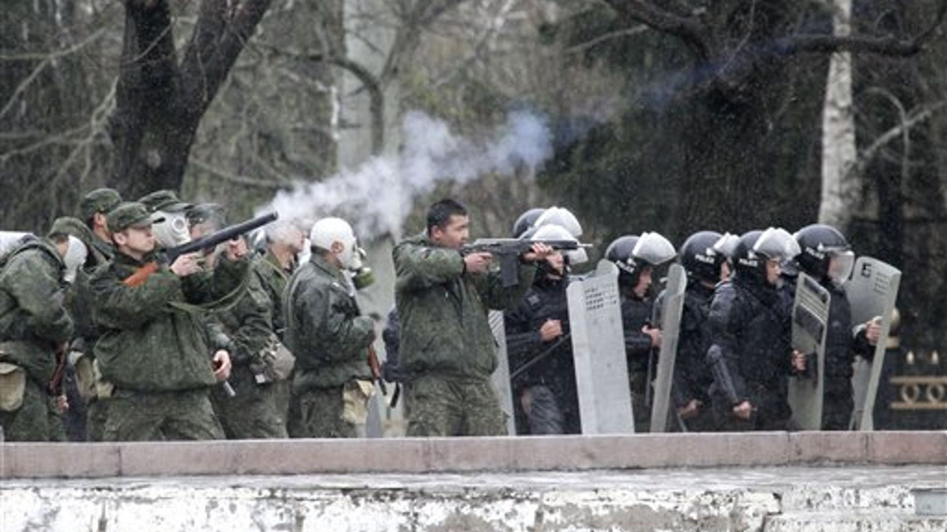 Kyrgyzstan Protest 