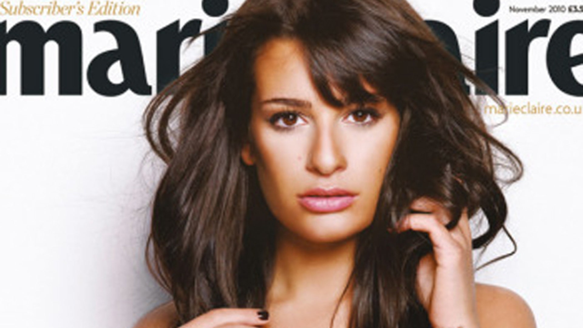Lea Michele Covers U.K. Marie Claire