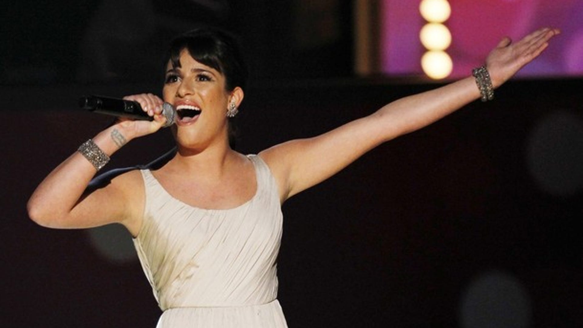 Lea Michele Performs at the Tony Awards