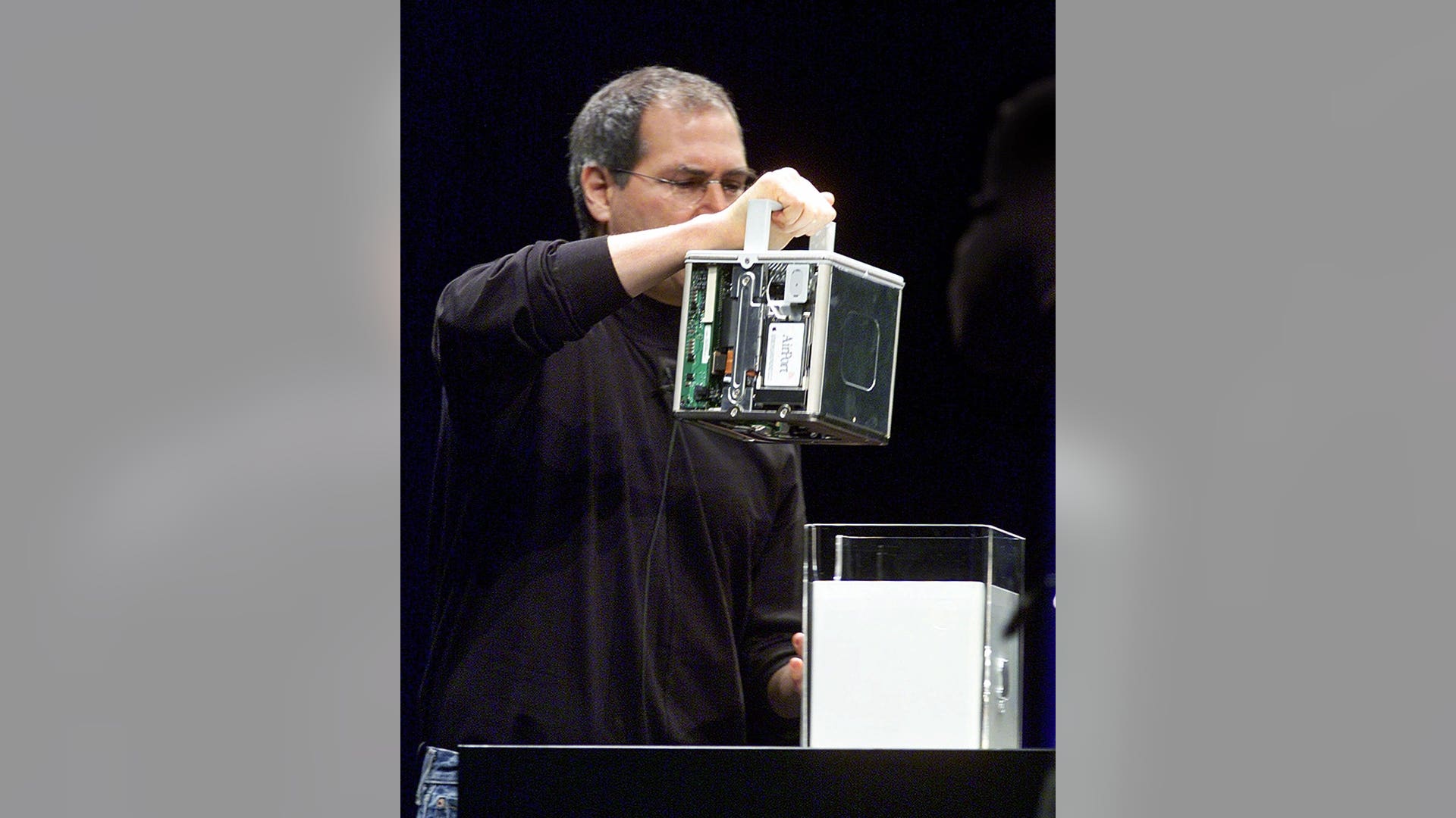 A computer in a cube