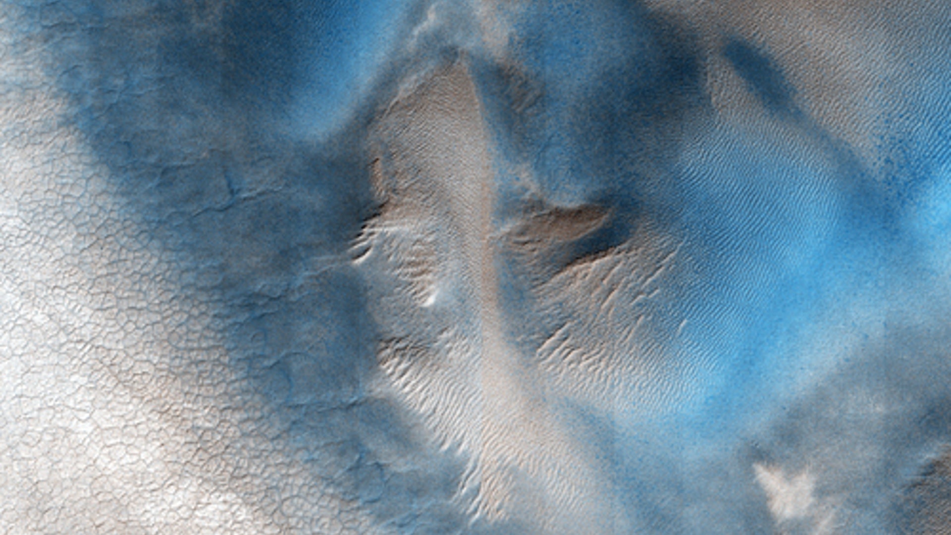 Sand Dunes on Mars