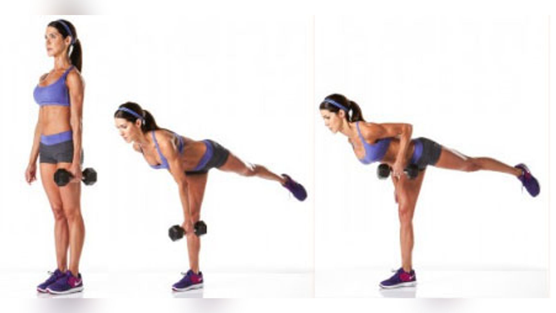 Unilateral Dumbbell Deadlift to Back Row: