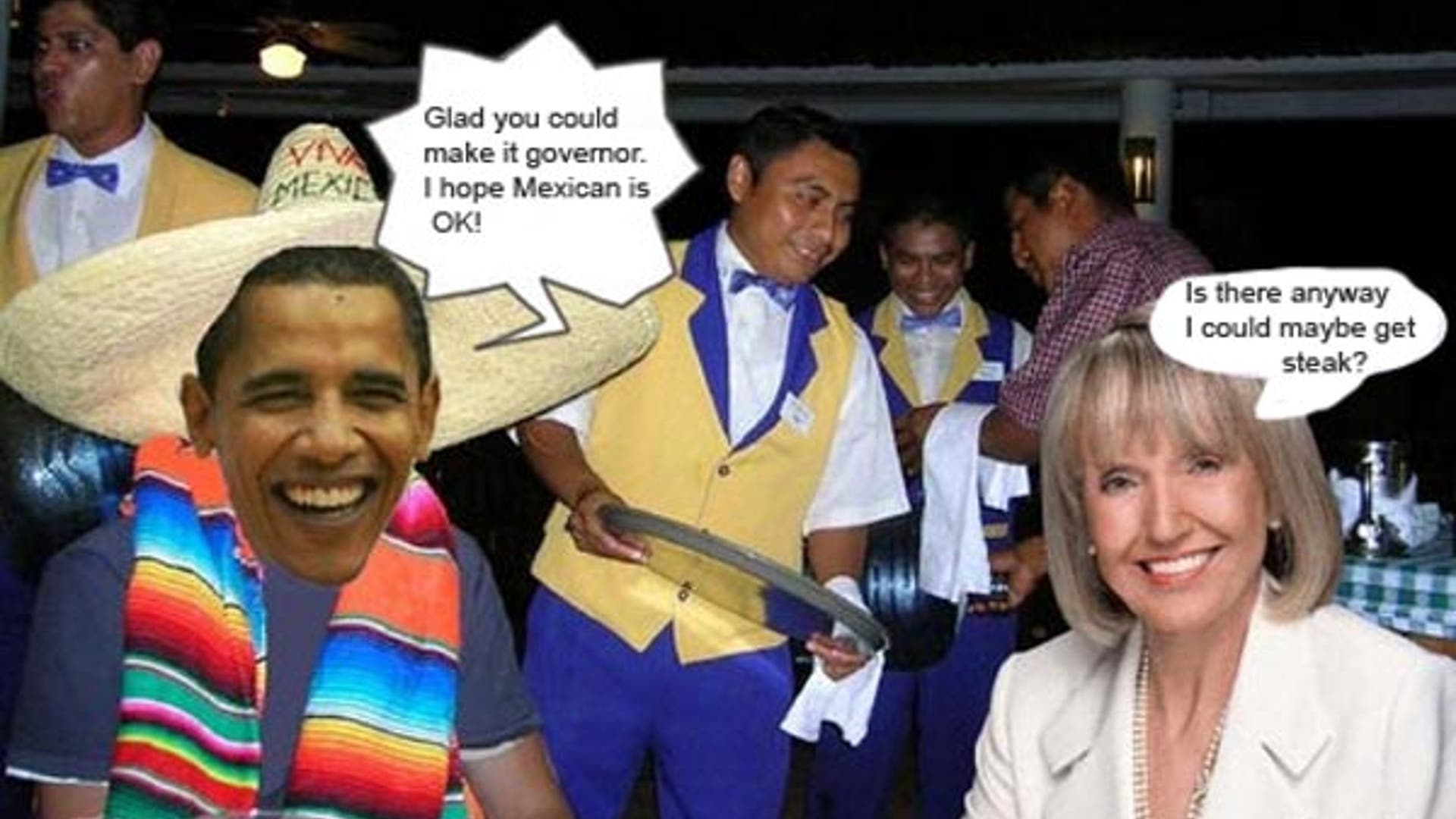 Obama Hosts Brewer