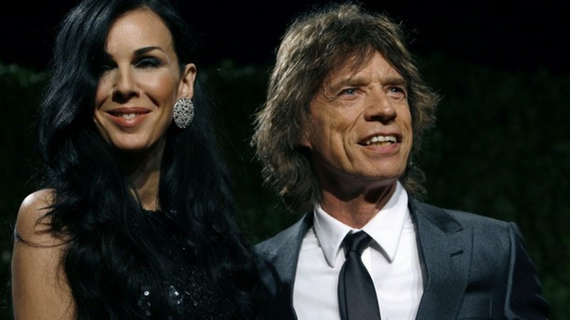 Mick Jagger and L'Wren Scott
