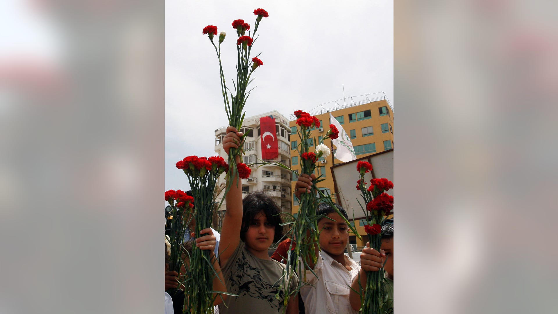 Palestinian Children Protesting