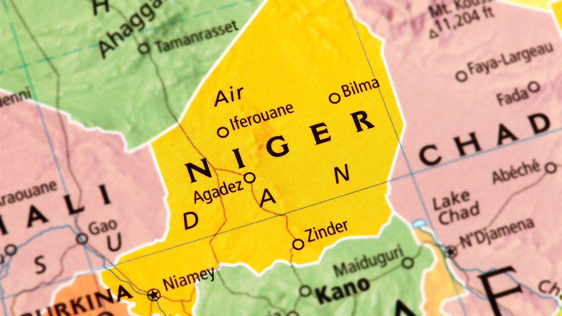 Map of Niger
