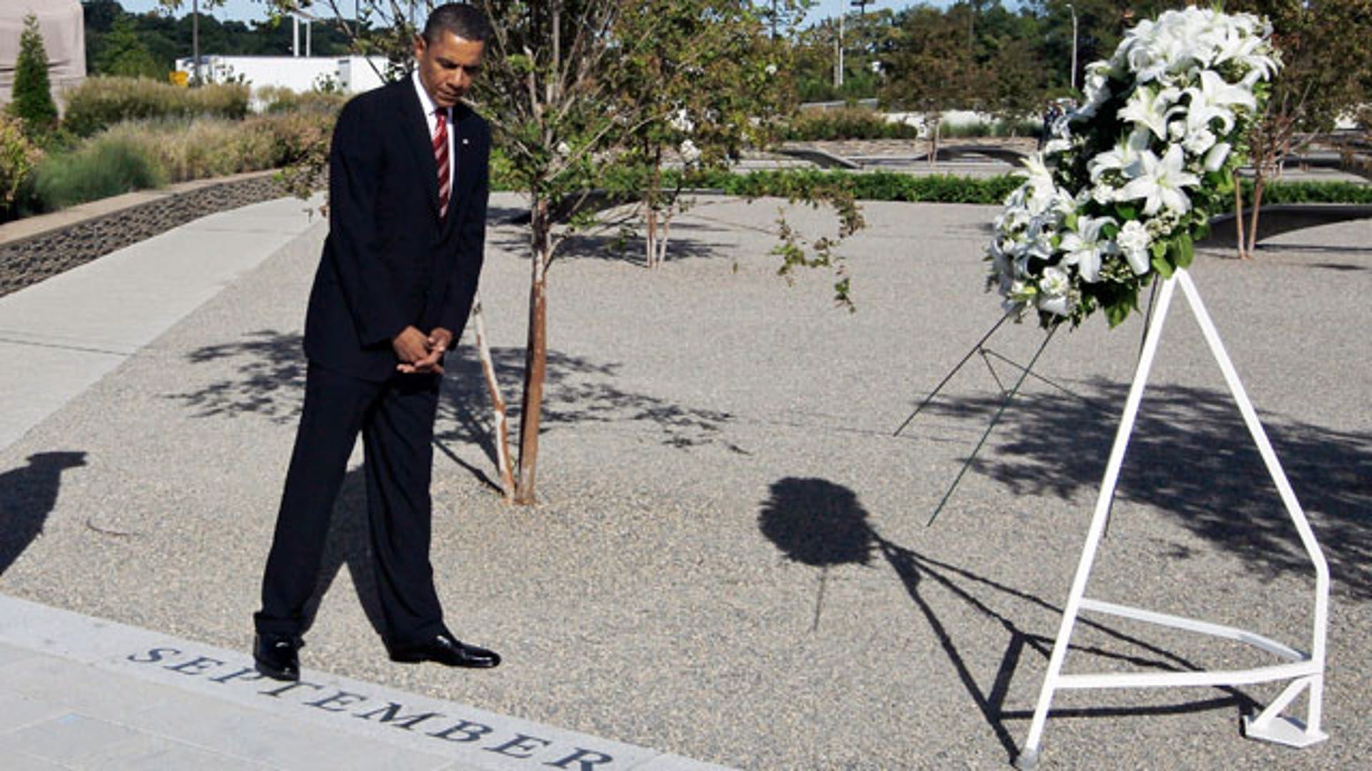 Obama at Sept 11 Ceremony
