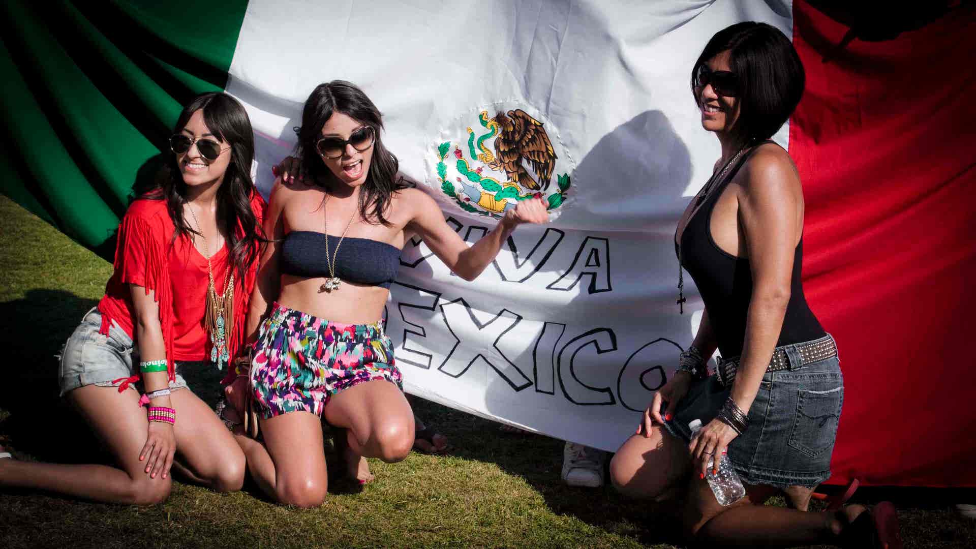 Mex fest Female Mexican Coachella attendees 