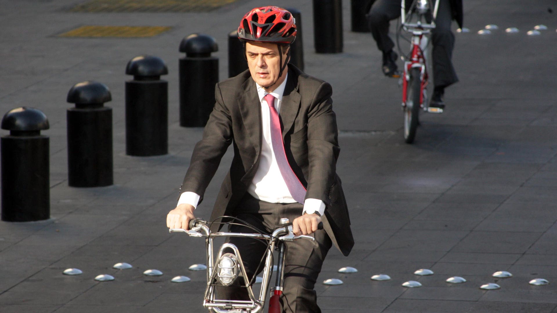 Ecobici Mexico City Mayor Marcelo Ebrard