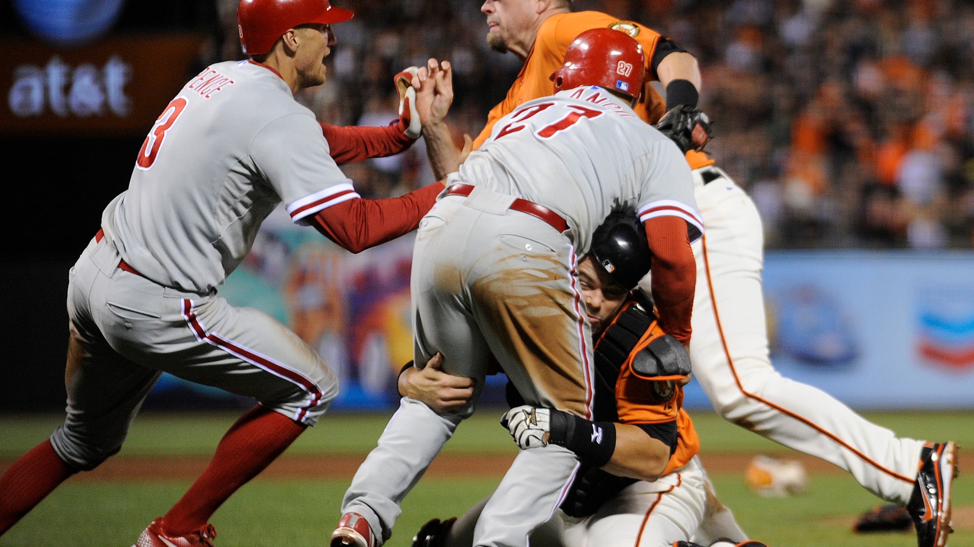 Phillies Giants Baseball Brall- Tackle 