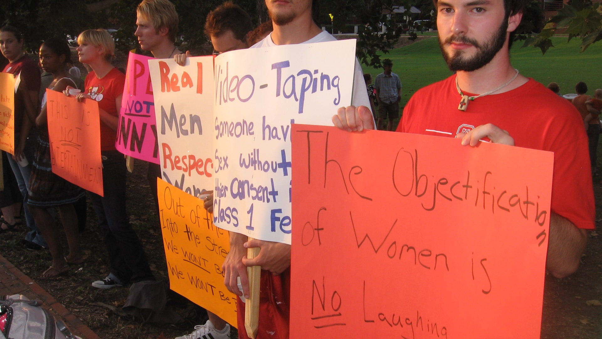 Students Protest a Showing of 'I Hope They Show Beer in Hell'