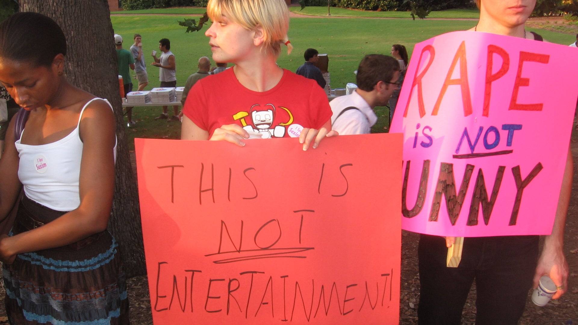 Student Protesters at a Showing of Tucker Max's Film