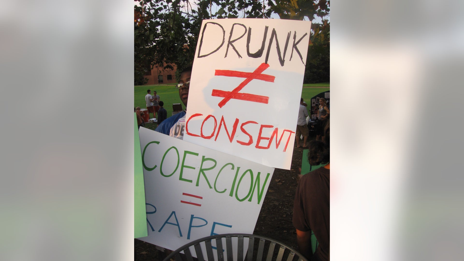 Photos of Student Protest Signs