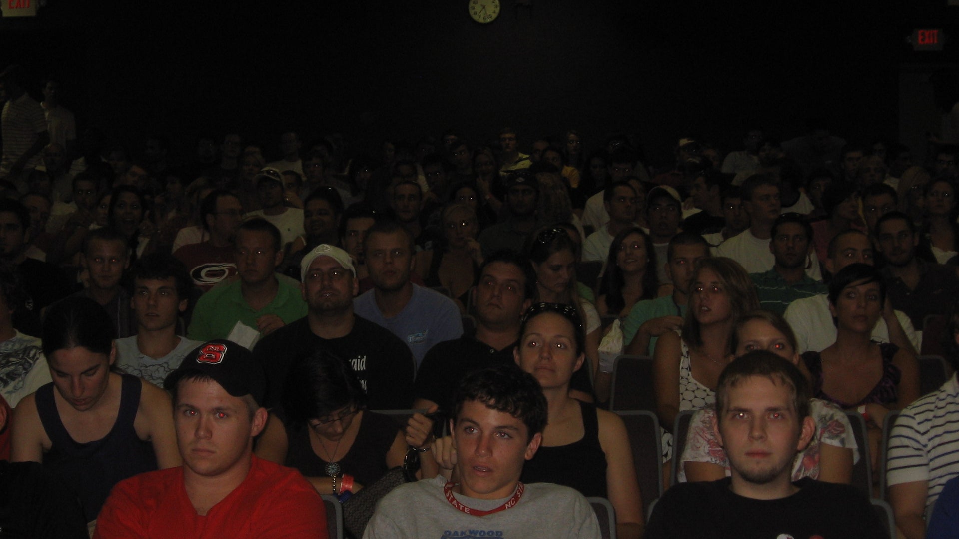 Students at a Screening of 'I Hope They Serve Beer in Hell'