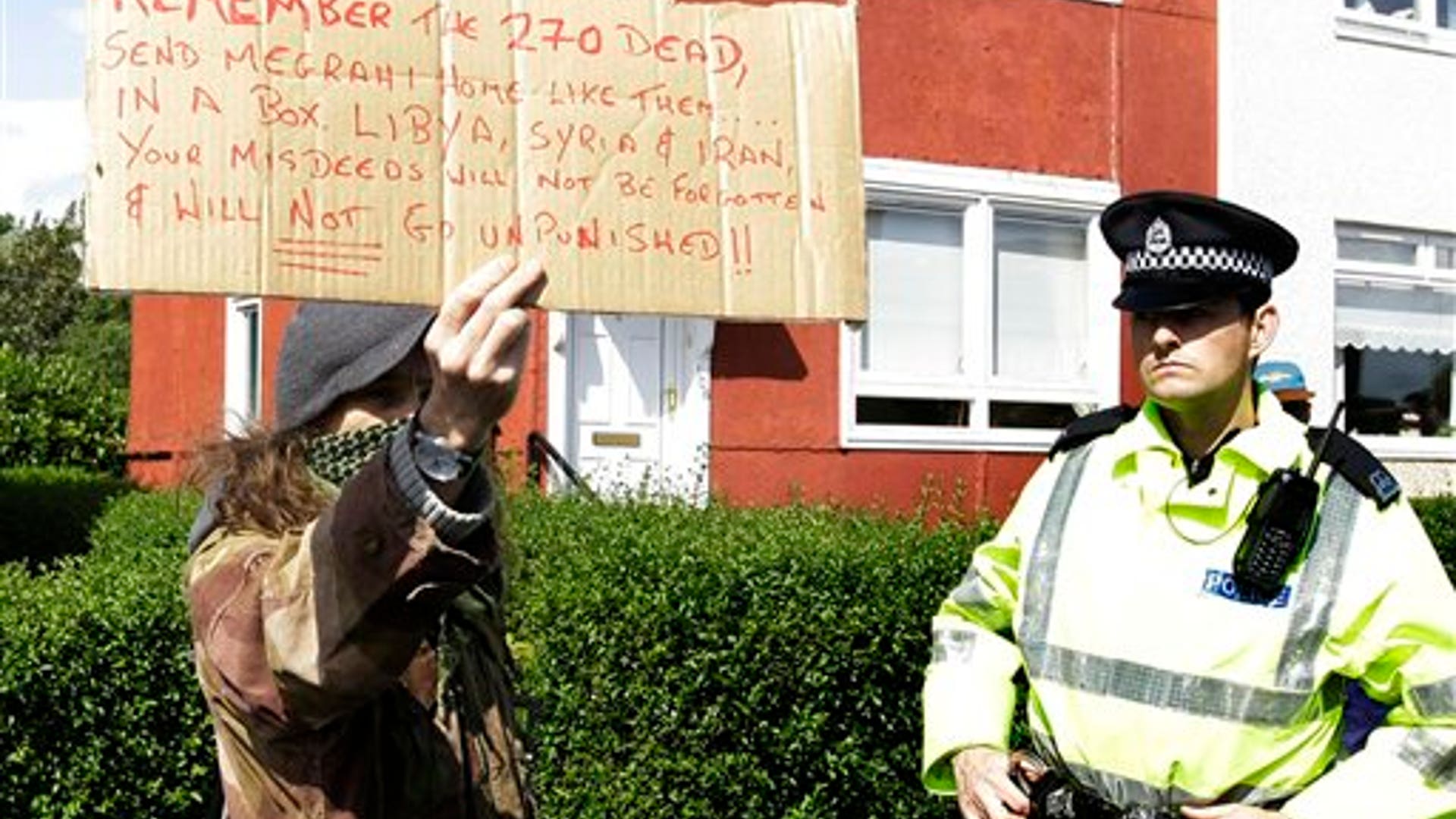 Protesting_Lockerbie