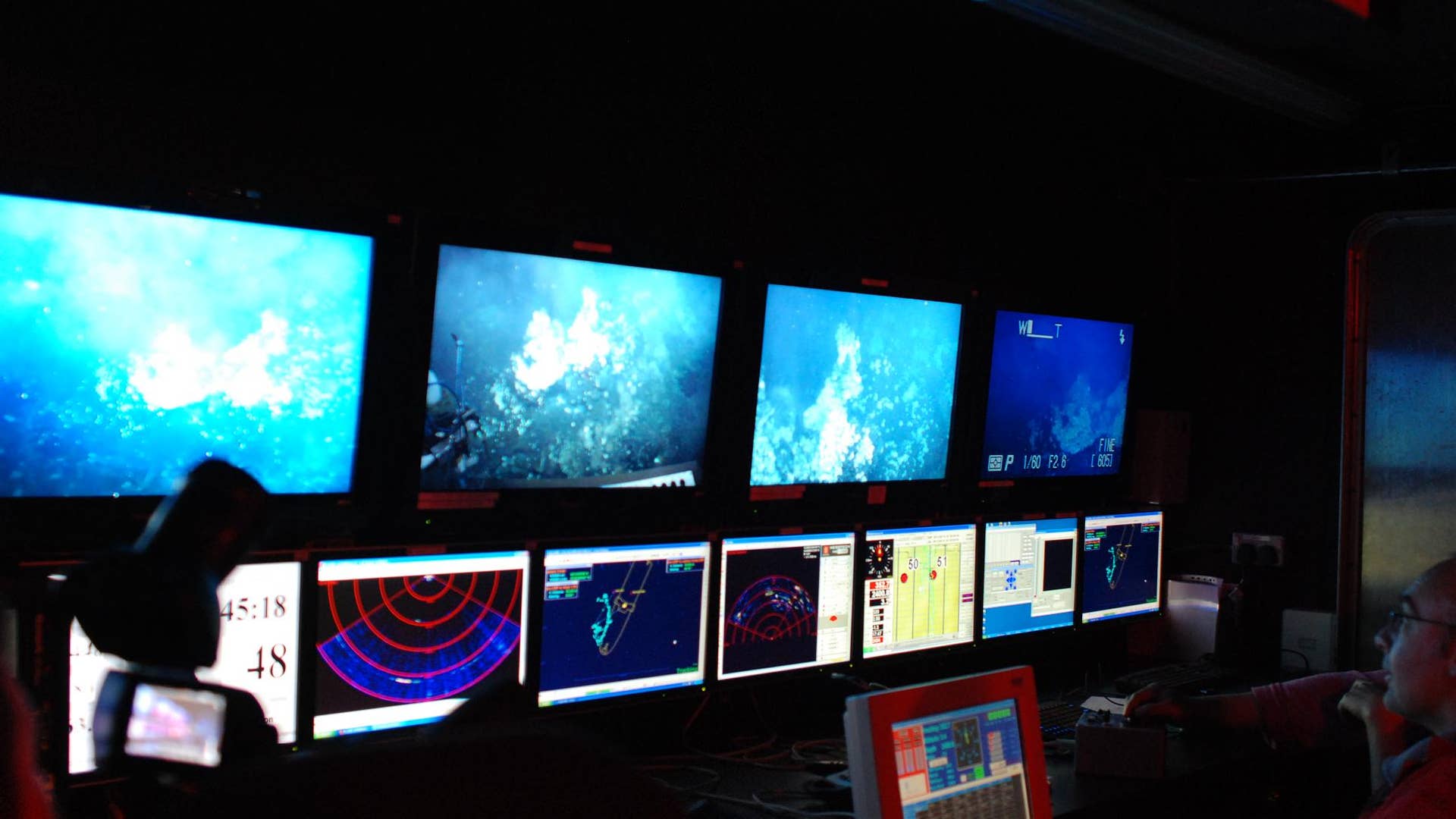 Lost World Antarctica: ROV control room 2 ADR