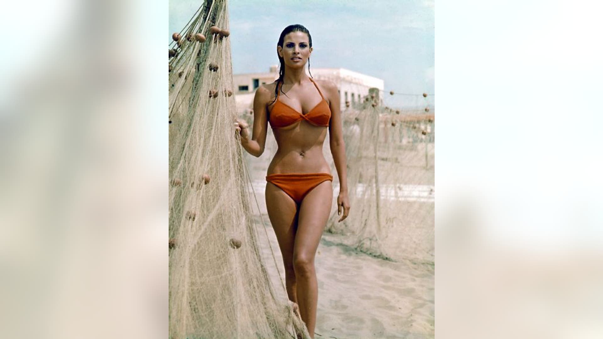 Raquel Welch in a Red Suit