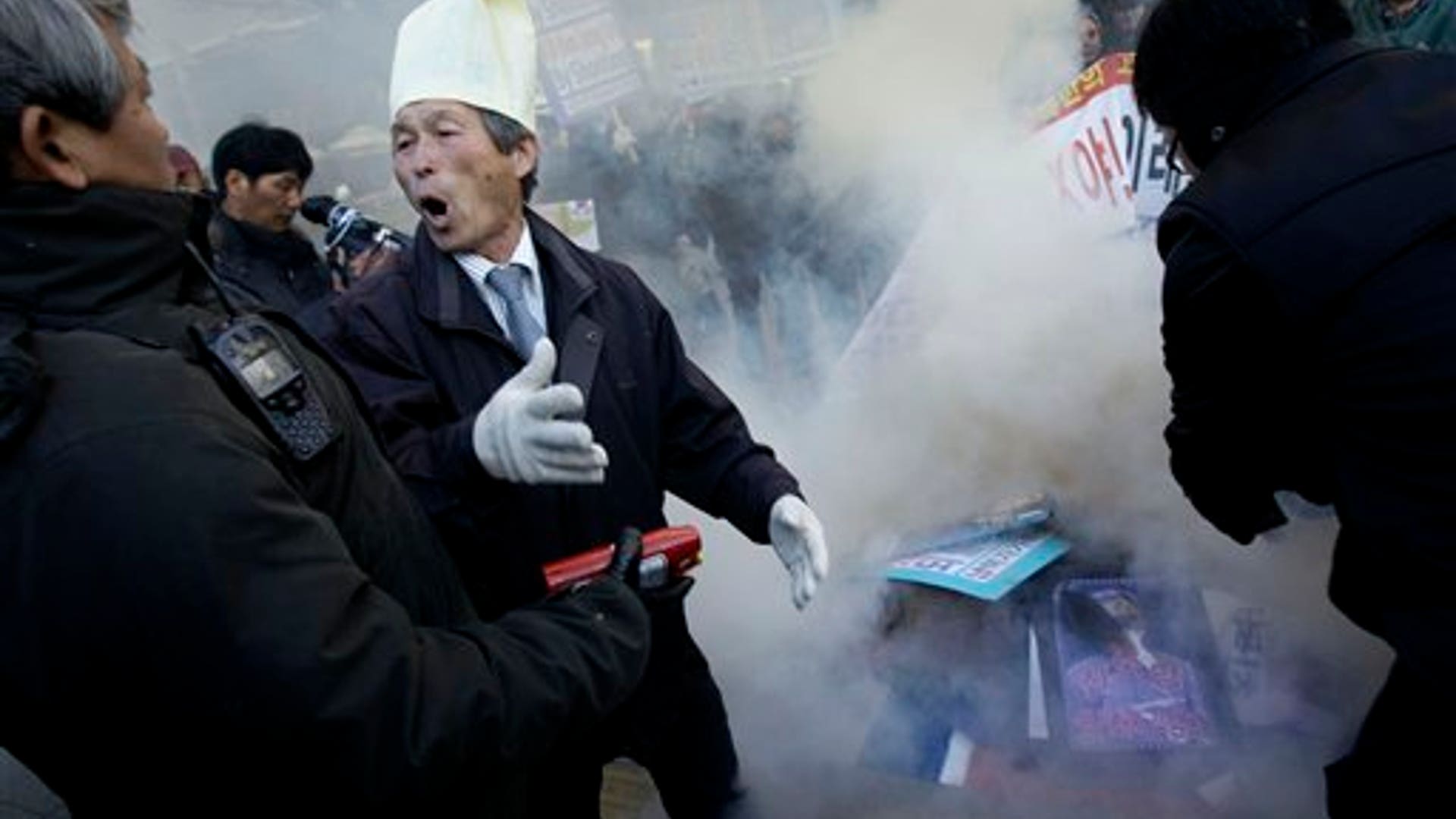 South Korean Man Argues