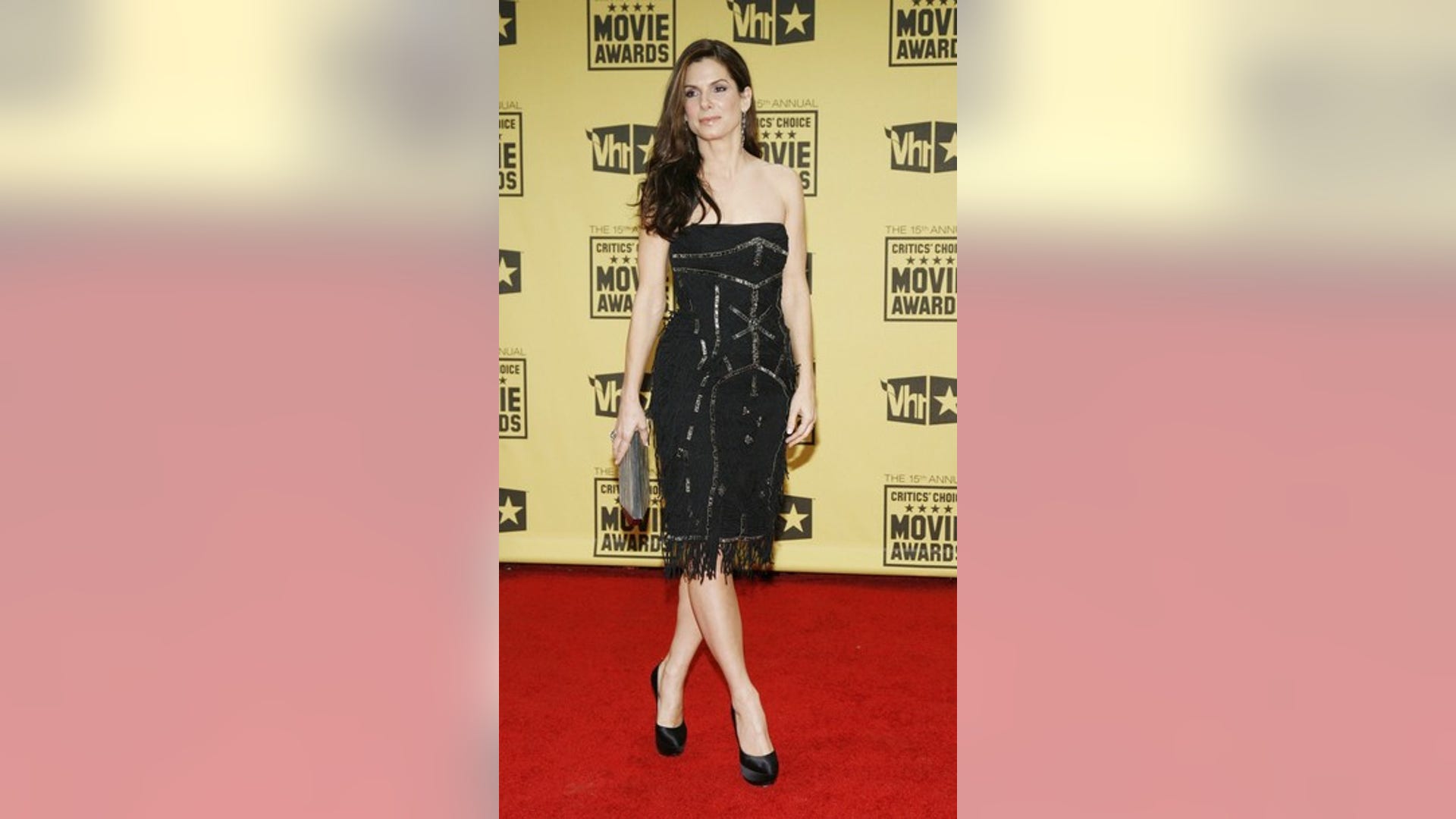 Sandra at the Critics' Choice Awards