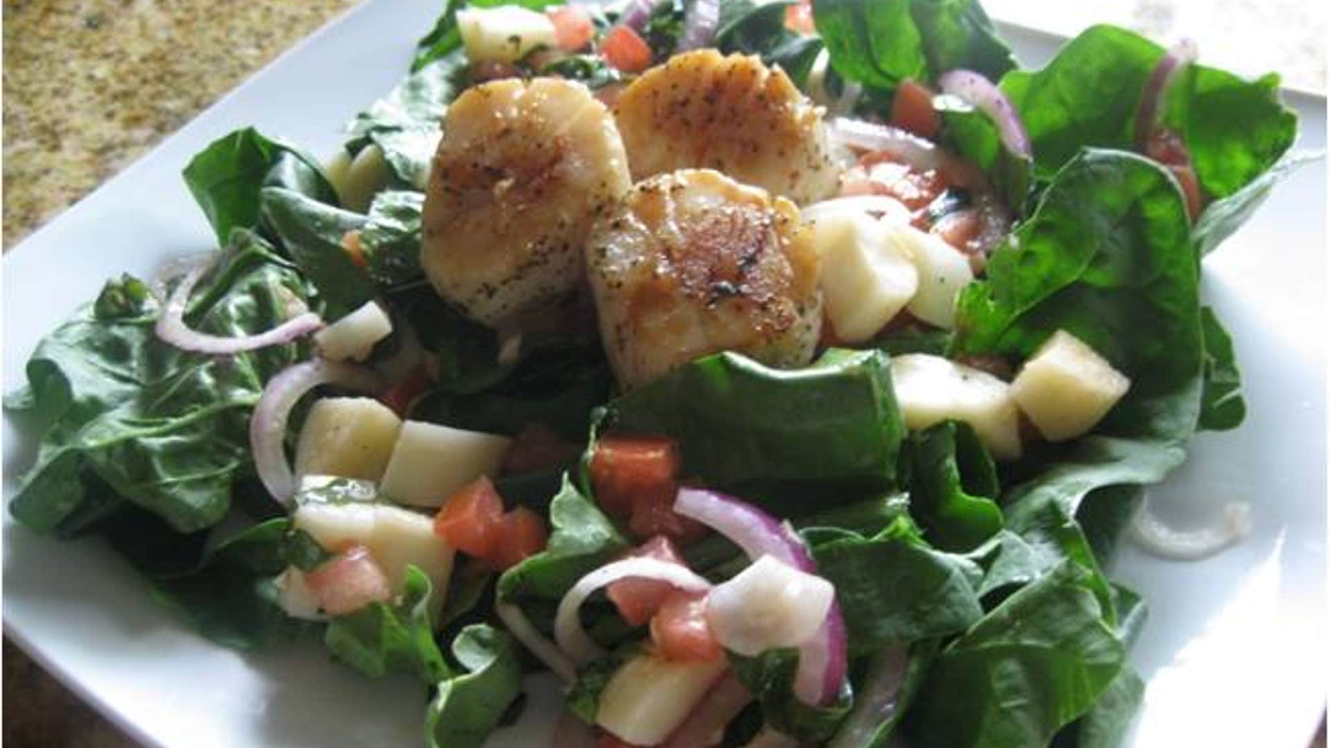 Hearts of Palm Salad with Scallops Fox News