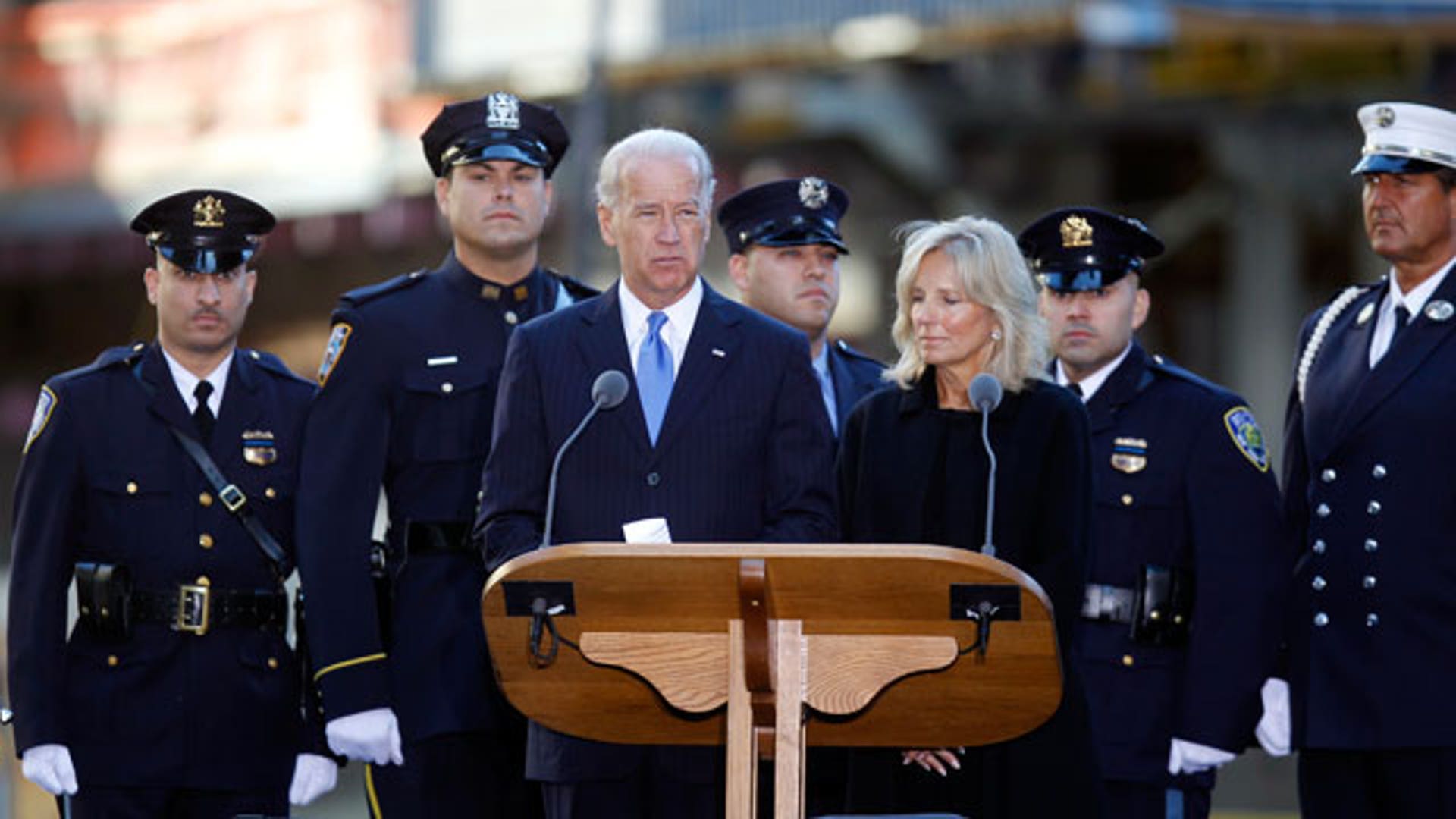 VP Joe Biden in NYC for Sept. 11 Anniversary