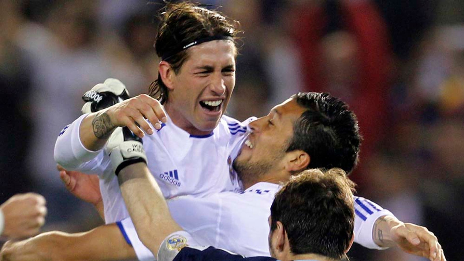 Sergio Ramos Celebrates